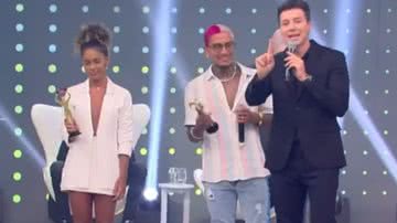 Sthe Matos e Dynho Alves ganham prêmio de melhor "Não Casal" de A Fazenda 13 - Reprodução/RecordTV