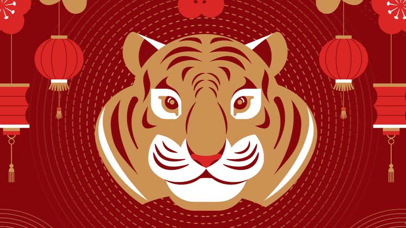 Tigre é o terceiro signo do horóscopo chinês e, no zodíaco, corresponde a Aquário (Imagem: Shutterstock)