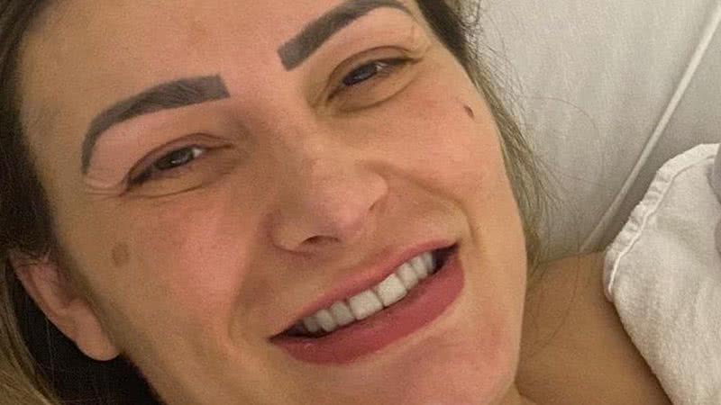 Andressa Urach dá à luz e revela primeira foto de Leon - Reprodução/Instagram