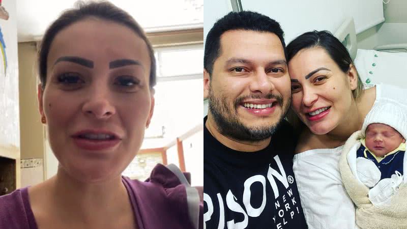 Uma semana após dar à luz, Andressa Urach planeja outro bebê: “Uma menina” - Instagram