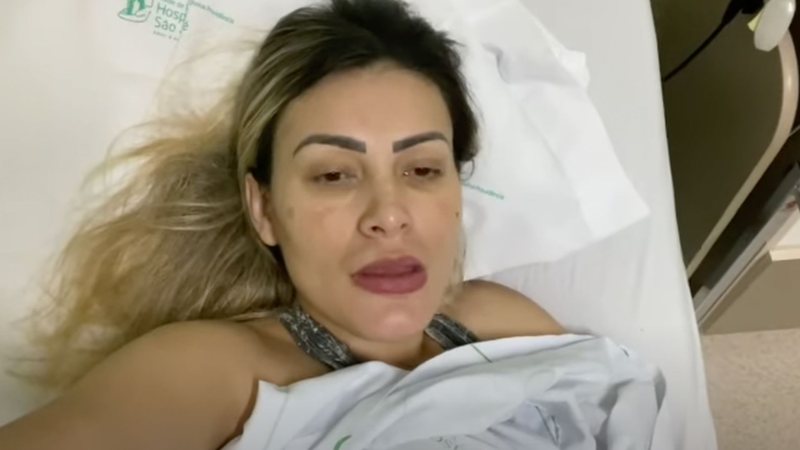 Andressa Urach se pronuncia após ser transferida de hospital: "Vamos fazer de tudo" - Reprodução/TV Globo