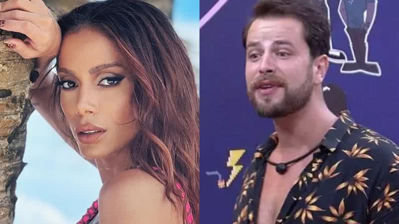 Anitta aplaude sacrifício de Gustavo por Laís - Reprodução/Instagram e Reprodução/TV Globo