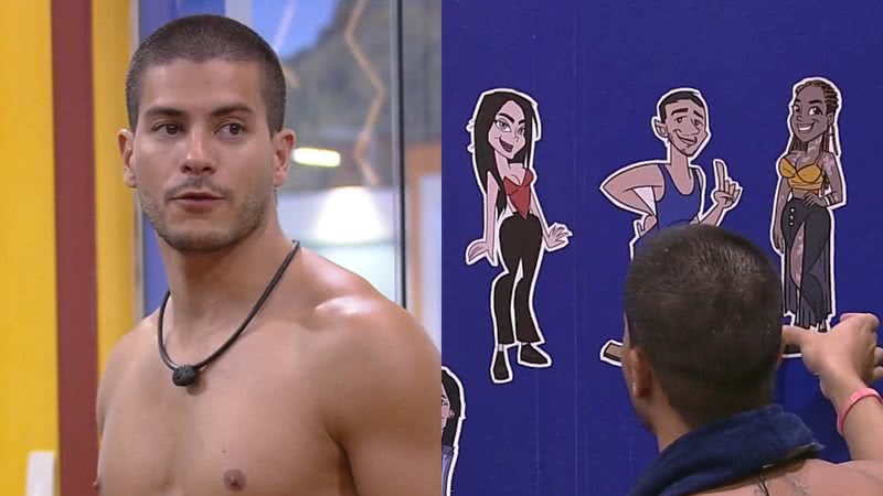 Arthur Aguiar explicou como fará para eliminar Jade Picon do BBB22 - Reprodução/TV Globo