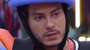 BBB22: Arthur Aguiar fecha a cara e dá opinião forte: "Isso é um jogo" - Reprodução / TV Globo