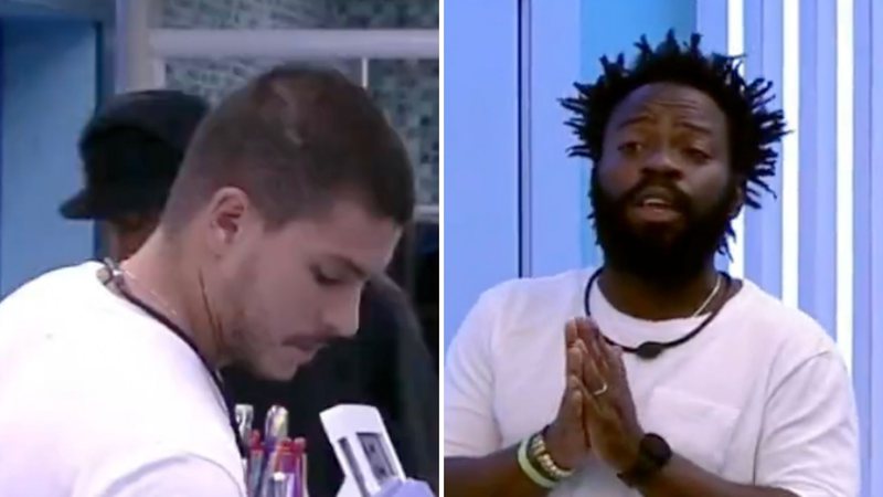 BBB22: Brothers se reúnem pra combinar votos e quebram o pau: "Imbecil" - Reprodução/TV Globo