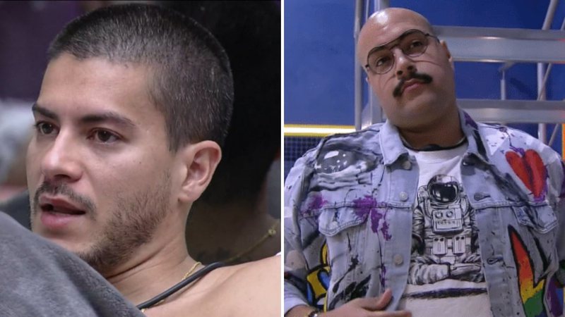 BBB22: Tiago Abravanel deixa objeto na mala de Arthur Aguiar: "Estranho" - Reprodução/TV Globo