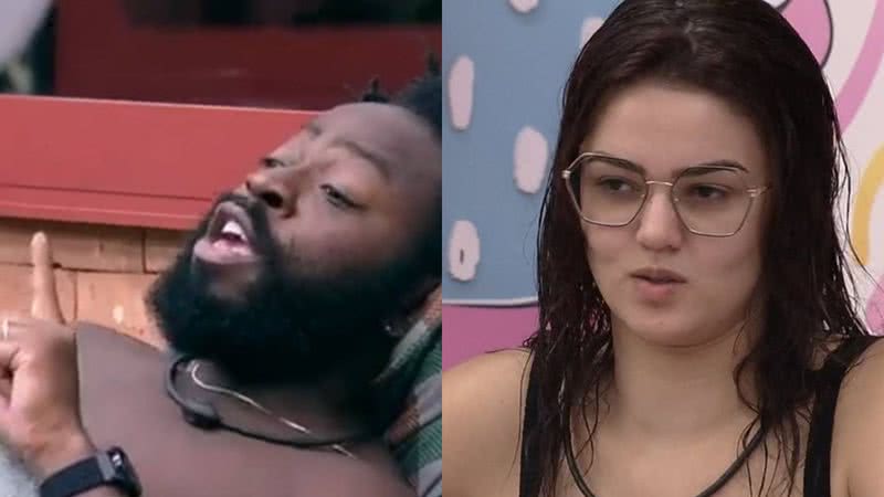 Douglas resolveu comparar a atitude de Natália e Eslovênia no BBB22 - Reprodução/TV Globo