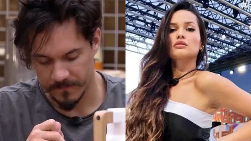 Eliezer se comparou a Juliette após a formação de paredão onde Larissa foi para a berlinda contra Arthur e Lina - Reprodução/TV Globo