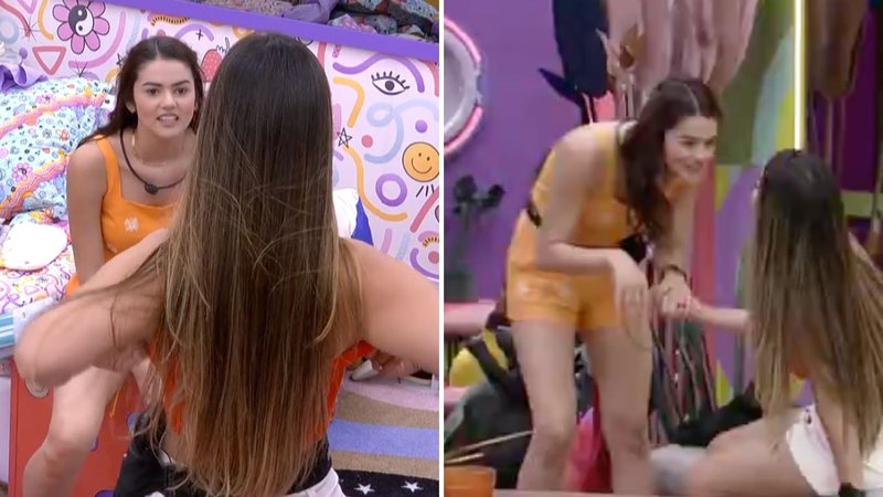 BBB22: Eslovênia puxa Laís pelo braço e detona participante: "Não aguento mais" - Reprodução/TV Globo