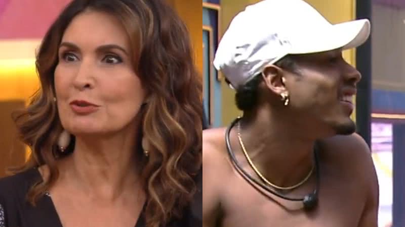 Fátima Bernardes paga mico ao flagrar momento impróprio ao vivo - Reprodução/TV Globo