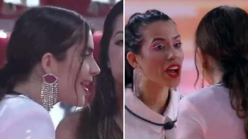 BBB22 Azedou! Jade Picon pressiona Larissa e tira satisfações: "Tá me olhando?" - Reprodução/TV Globo