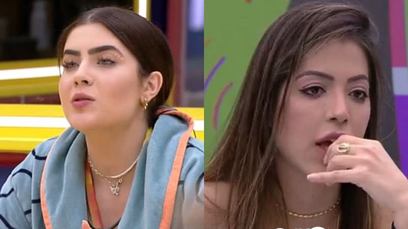 BBB22: Jade Picon arma estratégia de jogo polêmica com Laís: "Beija ele" - Reprodução/TV Globo