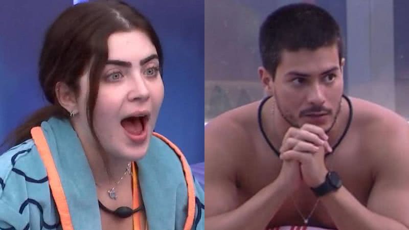 BBB22: Jade Picon espalha mentira maldosa sobre Arthur Aguiar: "Ficou muito p*to" - Reprodução/TV Globo