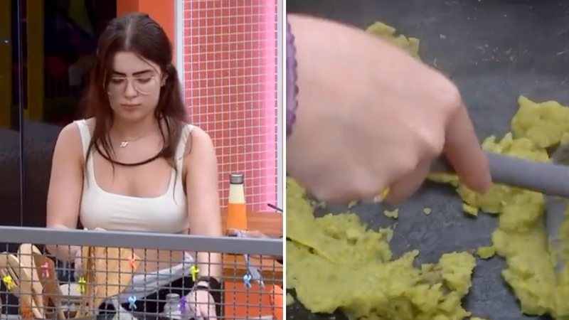 BBB22: Jade Picon prepara gororoba para o almoço e fãs detonam: "Que nojo" - Reprodução/TV Globo