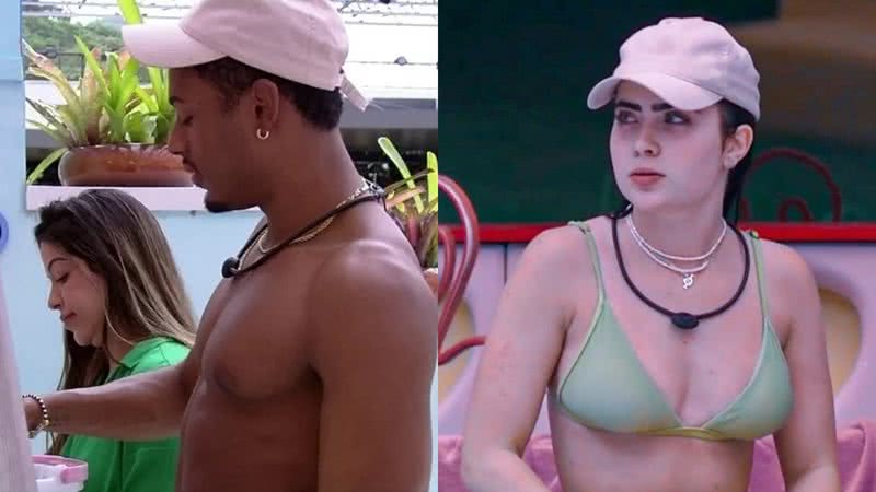 Jade Picon foi desmentida por Paulo André sobre suas calcinhas descartáveis no BBB22 - Reprodução/TV Globo