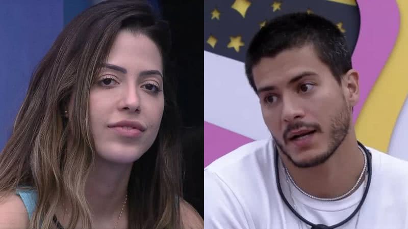 Laís chama Arthur de covarde sobre suas intenções de voto no BBB22 - Reprodução/TV Globo