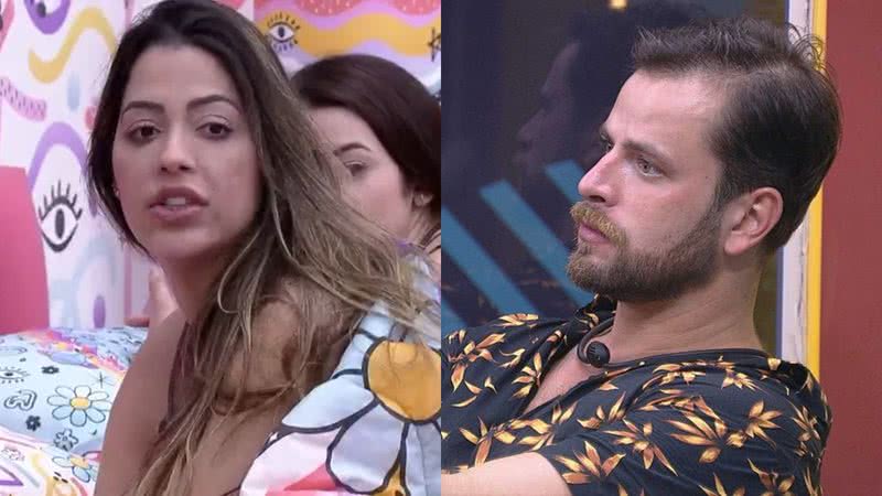 Laís reclamou da forma grudenta como Gustavo estava se aproximando dela no BBB22 - Reprodução/TV Globo