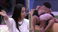 BBB22: Larissa se revolta com pegação de Eli e Nat no jardim: "Coragem" - Reprodução/TV Globo