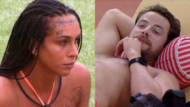 Linn da Quebrada falou que não ficaria com Gustavo por conta de sua personalidade no BBB22 - Reprodução/TV Globo