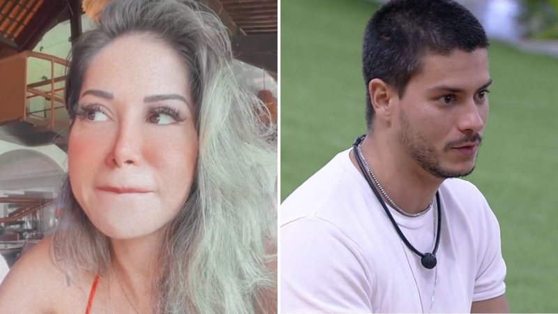 Maira Cardi surge irritada e diz que não quer ver Arthur Aguiar tão cedo: "Tá osso" - Reprodução/TV Globo