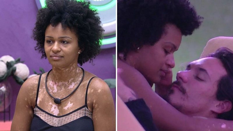 BBB22: Natália tem crise de ciúmes e acusa sister: "Está se esbanjando pro lado dele” - Reprodução/TV Globo