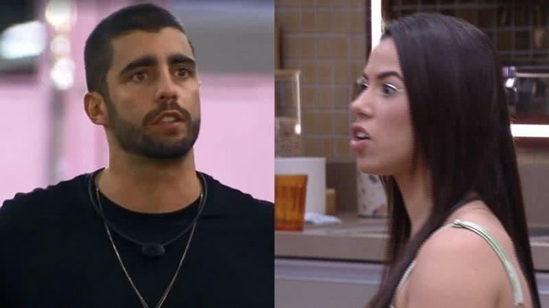 Pedro Scooby bateu de frente com Larissa após uma confusão envolvendo seu nome no BBB22 - Reprodução/TV Globo