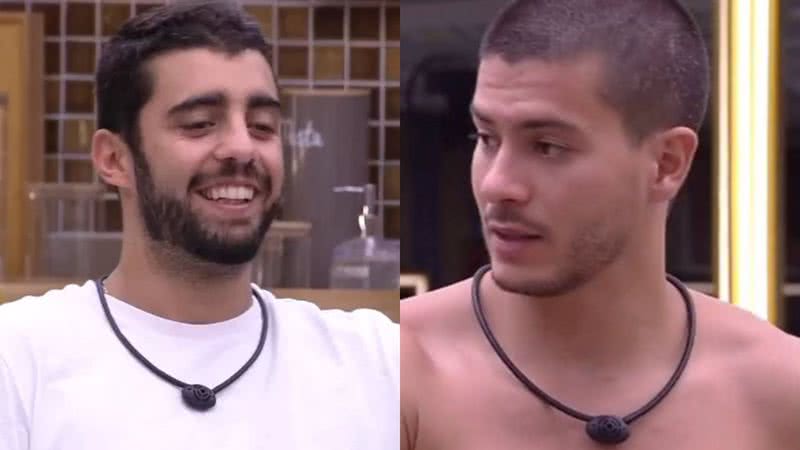 BBB22: Pedro Scooby intriga sobre desodorante íntimo de Arthur: "Tem 'paladar'?" - Reprodução/TV Globo