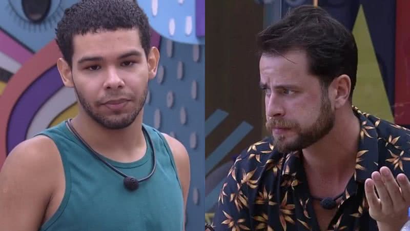 Gustavo está disposto a colocar Vyni no paredão caso continue no BBB22 - Reprodução/TV Globo