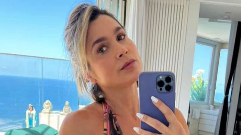 Flávia Alessandra mostra bastante em look recortado e decote rouba olhares: "Gata" - Reprodução/Instagram