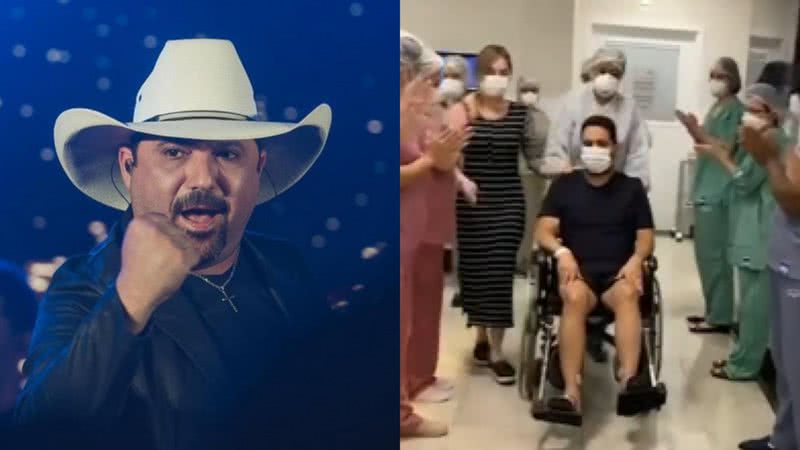 O sertanejo estava internado para tratar uma pneumonia decorrente da Covid-19 - Reprodução/Instagram