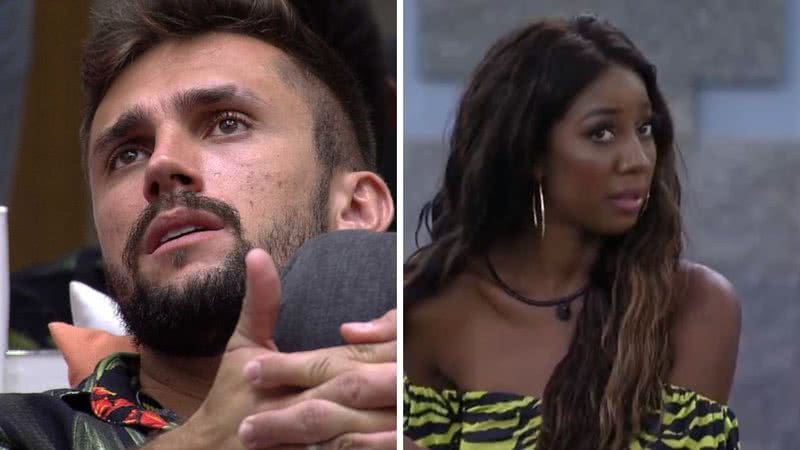 Imagem BBB21: Arthur perde a cabeça e detona Camilla de Lucas após exposição ao vivo: "Ridícula do caral**"