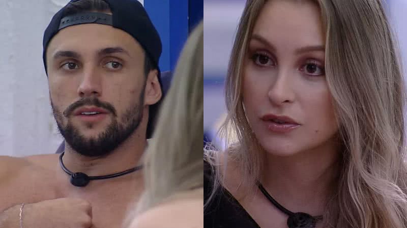 Arthur e Carla Diaz discutem a relação no BBB21 - Reprodução/TV Globo