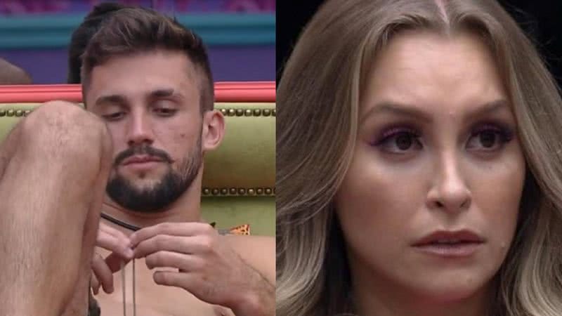 BBB21: Com a eliminação de Carla Diaz, Arthur sente o peso da solidão e desabafa: “A gente tinha encontrado o equilíbrio” - Reprodução/TV Globo