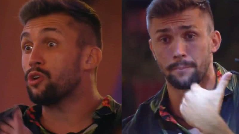 BBB21: Insensível? Arthur afirma que Carla Diaz faz tempestade em copo d’água: “Bobeira” - Reprodução/TV Globo