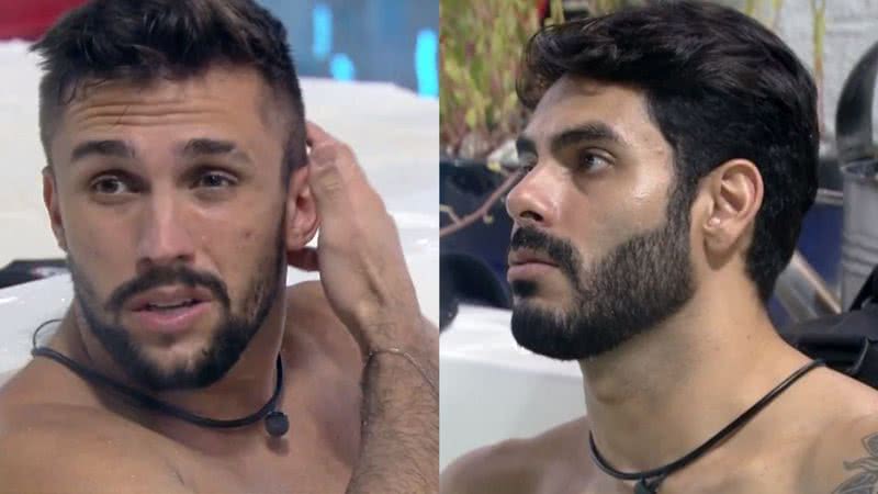 BBB21: Acusado de homofobia, Rodolffo diz que tudo é 'mimimi' e leva invertida de Arthur: "Sentiu ofendido" - Reprodução/TV Globo