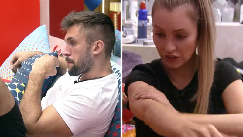 BBB21: Arthur se irrita com Carla Diaz e ameaça ir ao confessionário desistir do reality - Reprodução/TV Globo