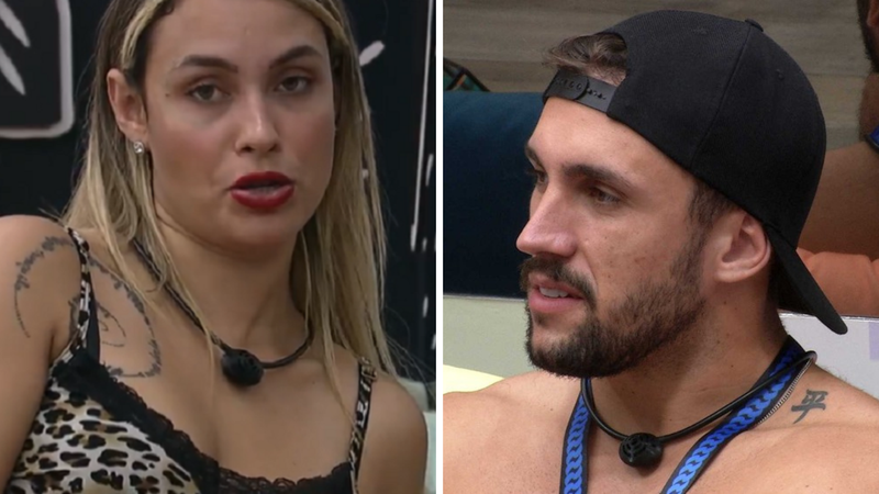 BBB21: Sarah sai em defesa de Arthur após brother apunhalar Carla Diaz ao vivo - Reprodução/TV Globo