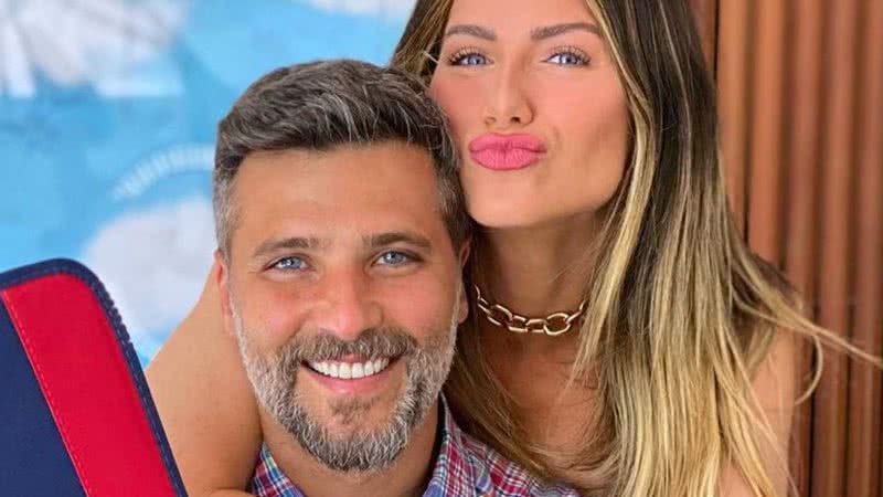 Giovanna Ewbank e Bruno Gagliasso celebram 11 anos de união - Reprodução / TV Globo