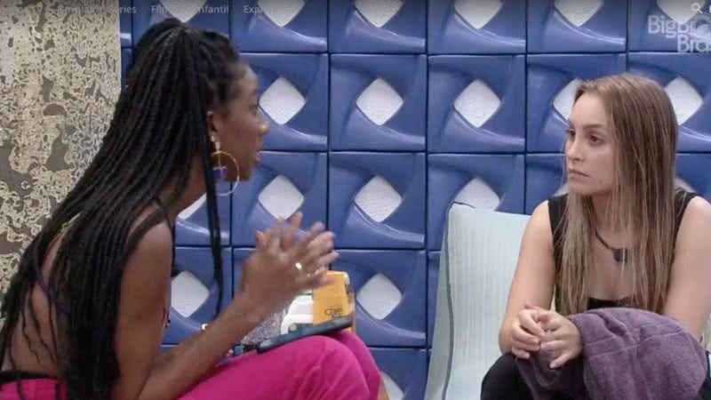 Imagem BBB21: Vidente? Carla Diaz fala sobre ir para 'outra dimensão' e Camilla diz: ''Eu sinto''