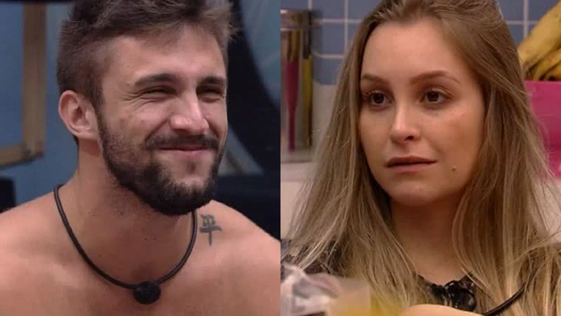 Carla Diaz e Arthur curtiram momentos a dois no BBB21 - Reprodução/TV Globo