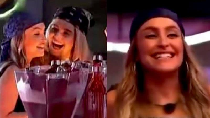 BBB21: Que ousadia! Viih Tube pergunta se Carla Diaz já bebeu o ‘drink’ de Arthur: “Não, mas adoraria” - Reprodução/TV Globo