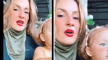 Claudia Leitte mostra a filha de um ano cantando em inglês e beleza choca fãs - Reprodução/TV Globo