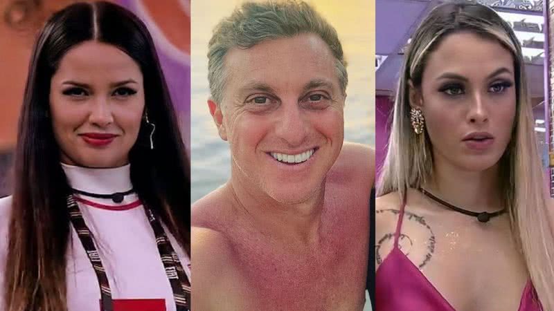 BBB21: Luciano Huck atiça disputa entre Juliette e Sarah e pede por paredão entre ex-aliadas: "Ansioso" - Reprodução/TV Globo e Instagram