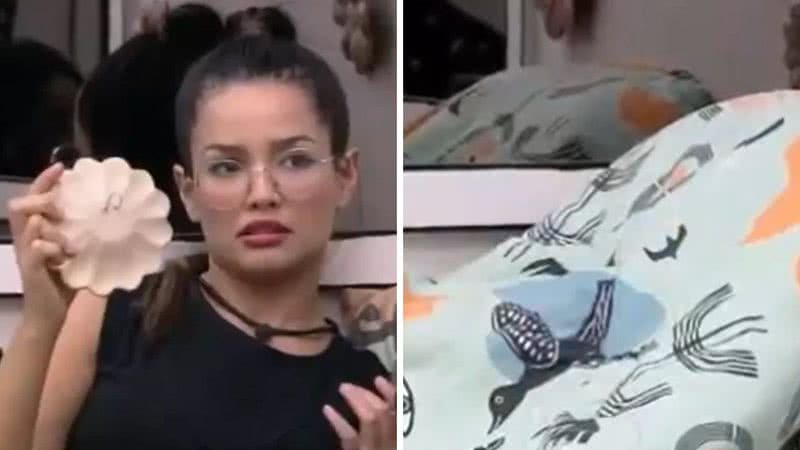 BBB21: Como assim? Juliette retira objeto, vê mensagem subliminar da mãe - Reprodução/TV Globo