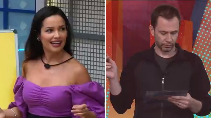 BBB21: Ao vivo no programa, Juliette leva bronca de Tiago Leifert após momento confuso - Reprodução/TV Globo