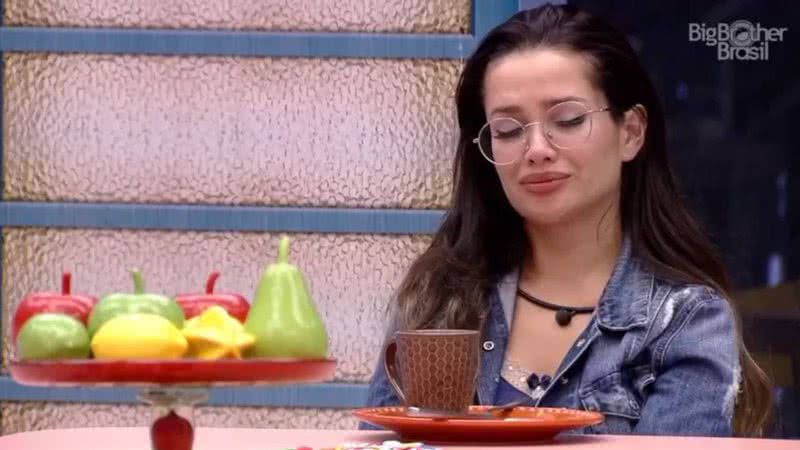 BBB21: Chegou ao limite! No Paredão, Juliette vai aos prantos e chora muito sozinha durante café da manhã - Reprodução/TV Globo