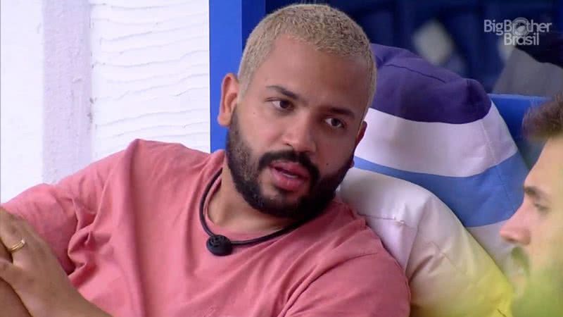 O rapper ainda afirmou que o ator tinha tudo para ganhar o reality; confira! - Reprodução/TV Globo