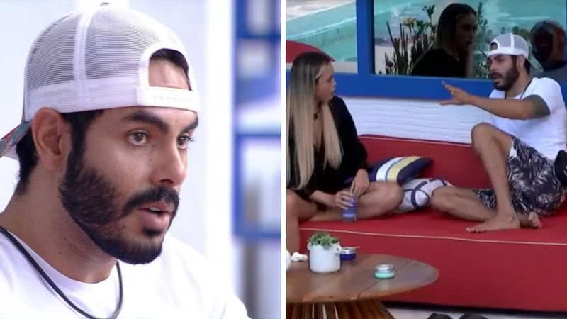 BBB21: Magoado, Rodolffo senta com Sarah e tem DR pesadona - Reprodução/TV Globo