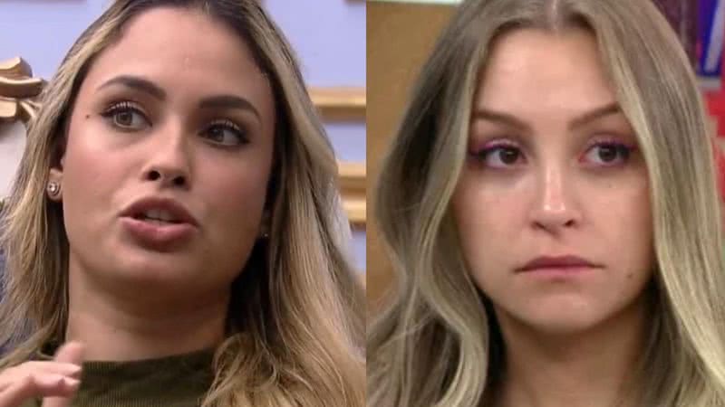 BBB21: Sem cogitar o retorno de Carla Diaz, Sarah detona sister - Reprodução/TV Globo