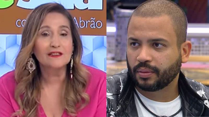 onia Abrão rasga verbo contra Projota e não perde a oportunidade de alfinetar - Reprodução/Rede TV e TV Globo